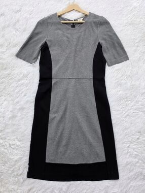 J. Crew Ponte Knit Colorblock Sheath Dress